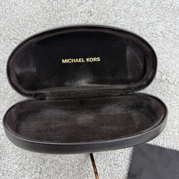 Michael Kors Eyeglasses Frame Women's Brown Tortoise Full Rim Rectangular 135 - Picture 2 of 9